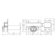 Sonra Long Throw Dead Lock - Single & Double Locking Rim Cylinder | 50mm & 70mm Gates